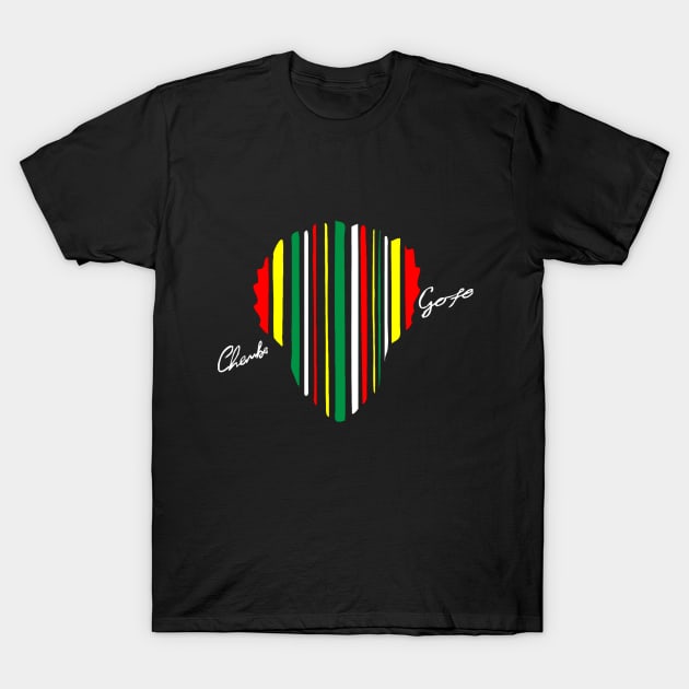 Colour Barcode T-Shirt by Chambagoto